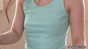 Shizuku gets caught masturbating at home alone