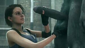 Jill giving a handjob