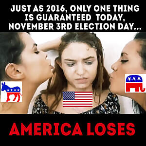 Bernie was your only chance, but now you will decide between the lessor of two evils. Even then, the electoral college is ready to butt rape America. Pathetic.