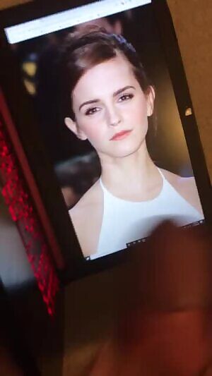 my bud jerkin his big hard cock 2 Emma Watson - and huge cum tribute - If u want 2 b fed celebs and porn and show off jerkin over them on a second screen - public or private sessions - add hertsgirls on k1k - second screen required