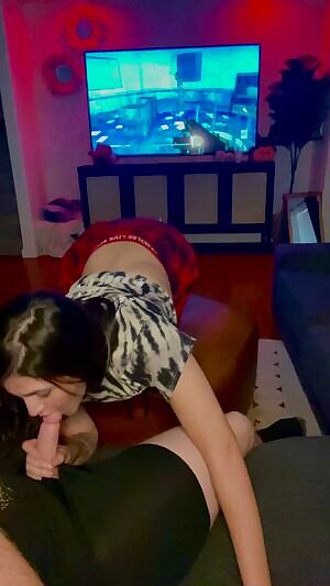 Can I blow you while you play the game ? 🥺