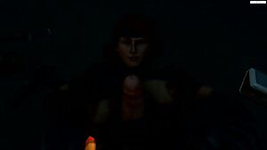 She expected cum, she got lead instead.