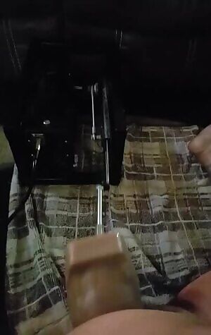 XL Toy On The Fuck Machine...😛