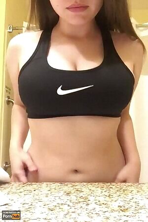 Perfect huge amateur tits drop