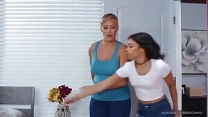 Mom And Daughter Strap Sex