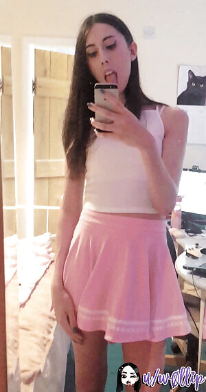 None of my skirts are long enough to conceal my cock