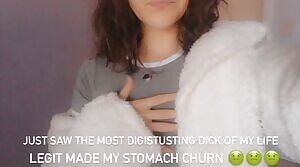 I’m so disgusted by the dick I just saw 🤢