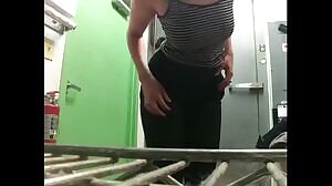 Almost Caught in the stockroom