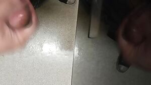 Cumming in my hand at work