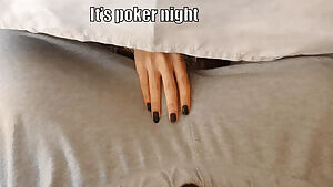 Card up your sleeve: wife down his pants