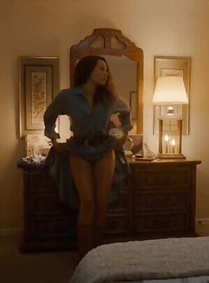 Hot & delicious married ebony beauty Carmen Ejogo obediently taking off her panties. Before submissively bending over. Compliantly making herself ready to get powerfully fucked again. As the loyal devoted whore to all of the perverted horny men in her neighborhood.