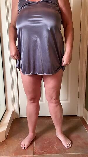 Shower time, removing lingerie!!