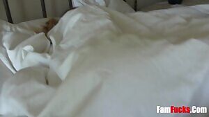 Sleeping Sis Gets A Pleasant Surprise