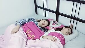 AsianDreamX Sleepover morning fun