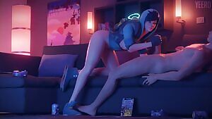 Tracer using her teleport very interestingly