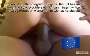 The future of Europe is in African men's balls ✊🏿