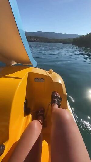 Joey having fun with her BFF