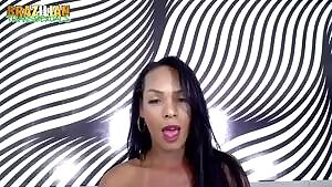 Bronze goddess with a big stick