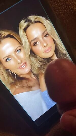 Shot my very first load ever for Addison Rae all over her and her sexy MILF