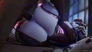 Widowmaker getting dicked down