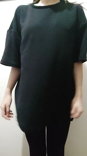 This is what I hide under my oversized t-shirt 