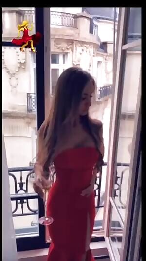 Sexy red dress