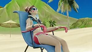 POV Of D.va Sucking Futa Sombra