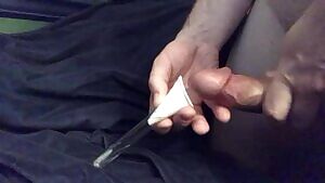 Just in time to take a shot for Thirsty Thursday 😏 filling up a one oz tube