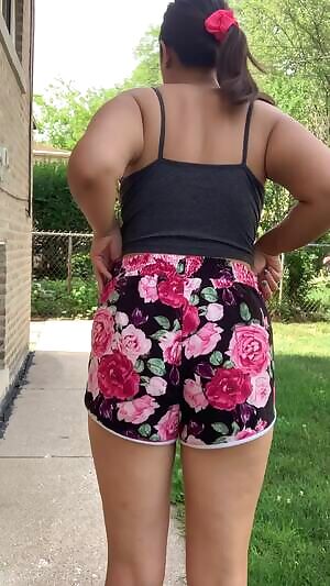 Just a little outside peel on a hot day for your viewing pleasure 😊