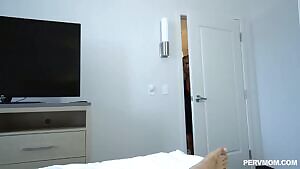 Nina Elle taking off robe