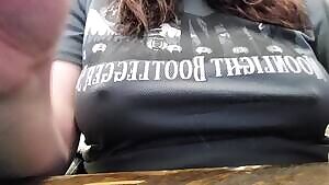 Took a break from gaming to flash my tits. Hope it didn't cost us the game