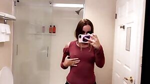 i went out or drinks in this top and the bartender kept staring at my tits