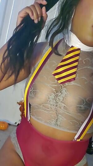 Daddy's Little Hogwarts Slut can't wait to keep Sir company 💜 Mutual Masturbation Available Now
