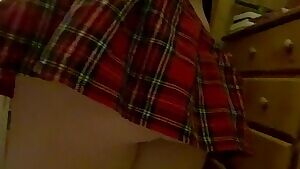 Oh, sir, I can’t stop being a little slut and showing my tight ass to you. Maybe if spank it red it’ll help...