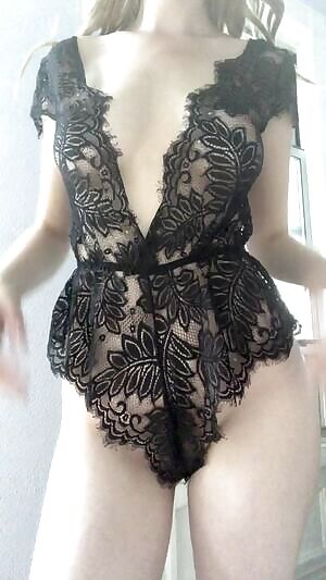 lingerie on me or on the floor? your pick.