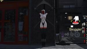 Struggle all you want, nowhere to go caw caw