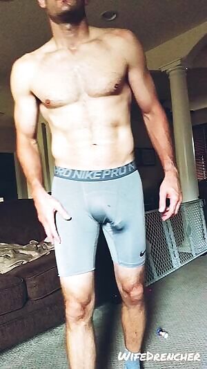 Had a good workout this morning... but I always look forward to getting out of these compression shorts.