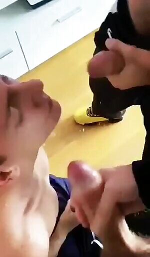 Sunday Cum Day with his bros