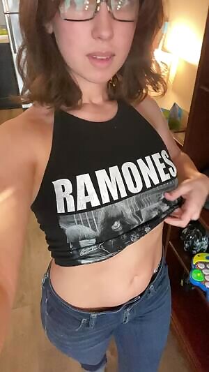 No makeup and all glasses