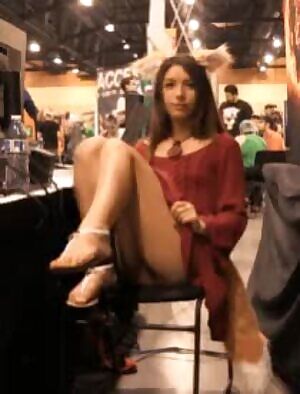 Panty flash in the dressing room