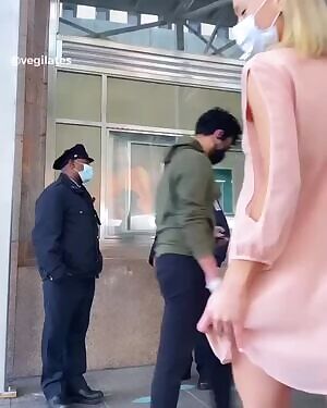 Flashing in front of cops