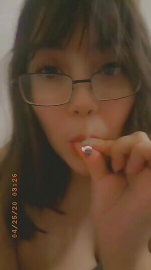 t. Sad face because joint was finishing up