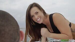 On a boat