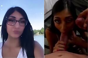 Having Fun On Her Spring Break