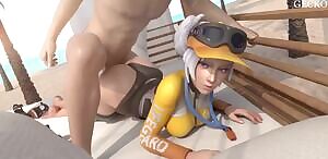 Beach Bash Lian - Dicking The Lifeguard During Her Break
