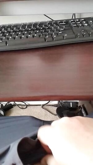 Whipping it out at work