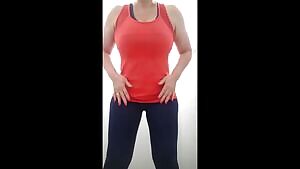 My new sports bra Titty drop in the gym locker room 😉 xx 55yo 🇦🇺