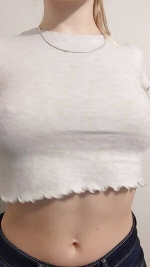 Want to put your face between these young perky tits?