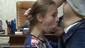 Russian Schoolgirl Facefuck!