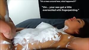 With a canvas like that, who could blame him?